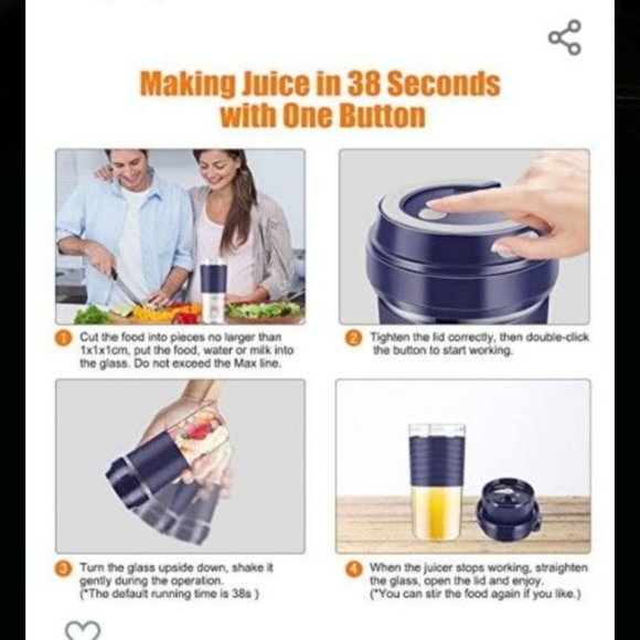 🌼2/40🌼  Wireless juicer - Picture 5 of 6